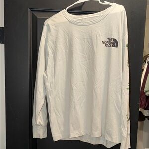 The North Face White Long Sleeve Tee